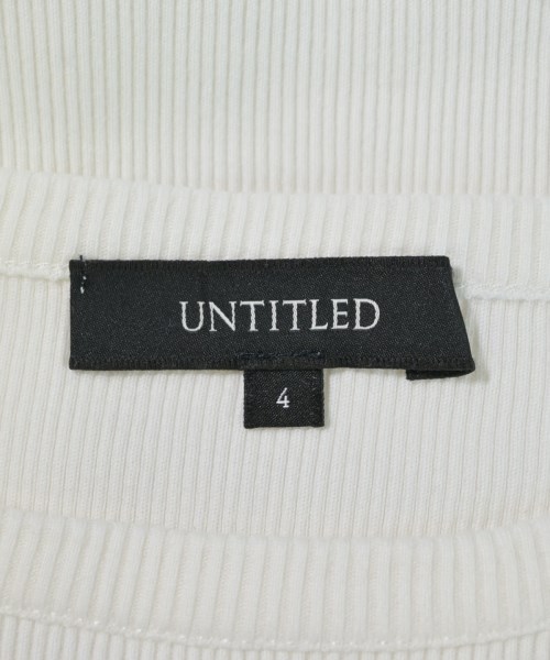 UNTITLED（アンタイトル）ノースリーブ 白 サイズ:4(XL位) レディース/2200681920088