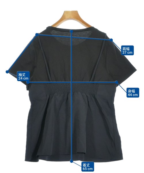 UNTITLED（アンタイトル）Tシャツ・カットソー 黒 サイズ:4(XL位) レディース/2200681920095