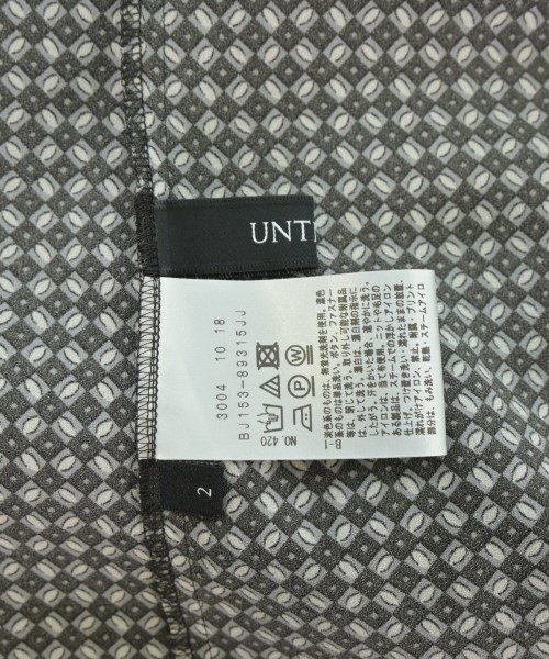UNTITLED（アンタイトル）ブラウス 茶 サイズ:2(M位) レディース/2200682385053