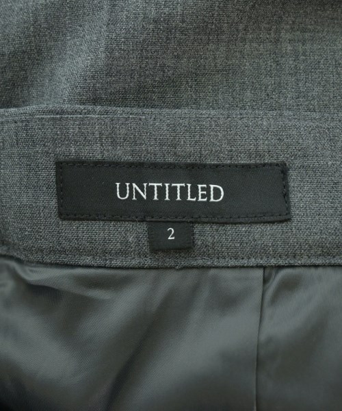 UNTITLED（アンタイトル）スラックス グレー サイズ:2(M位) レディース/2200682385145