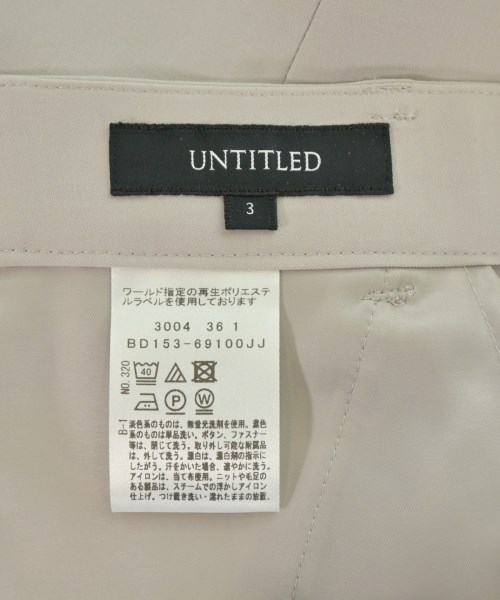 UNTITLED（アンタイトル）その他 ピンク サイズ:3(L位) レディース/2200682385183
