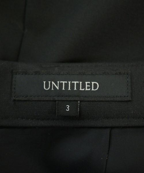 UNTITLED（アンタイトル）ひざ丈スカート 黒 サイズ:3(M位) レディース/2200685857021