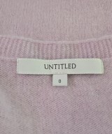 UNTITLED（アンタイトル）カーディガン ピンク サイズ:0(XS位) レディース/2200682891042
