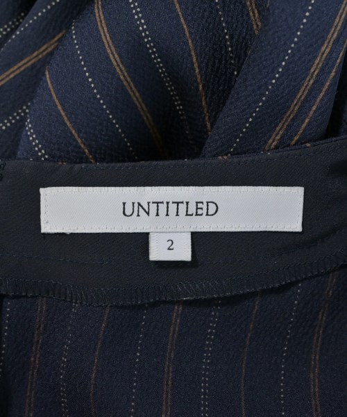 UNTITLED（アンタイトル）カジュアルシャツ 紺 サイズ:2(M位) レディース/2200686114031