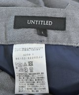 UNTITLED（アンタイトル）スラックス グレー サイズ:1(S位) レディース/2200679802044