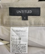 UNTITLED（アンタイトル）スラックス ベージュ サイズ:1(S位) レディース/2200679802051