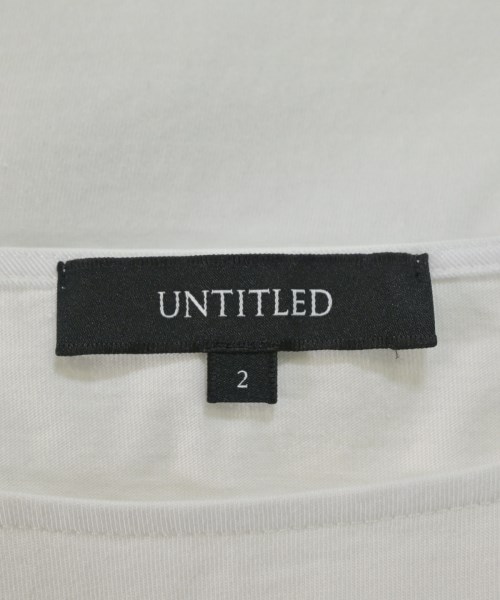 UNTITLED（アンタイトル）Tシャツ・カットソー 白 サイズ:2(M位) レディース/2200682918206