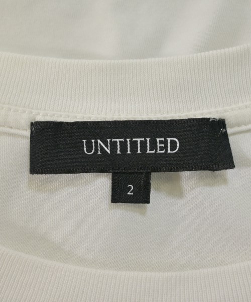 UNTITLED（アンタイトル）Tシャツ・カットソー 白 サイズ:2(M位) レディース/2200682918268