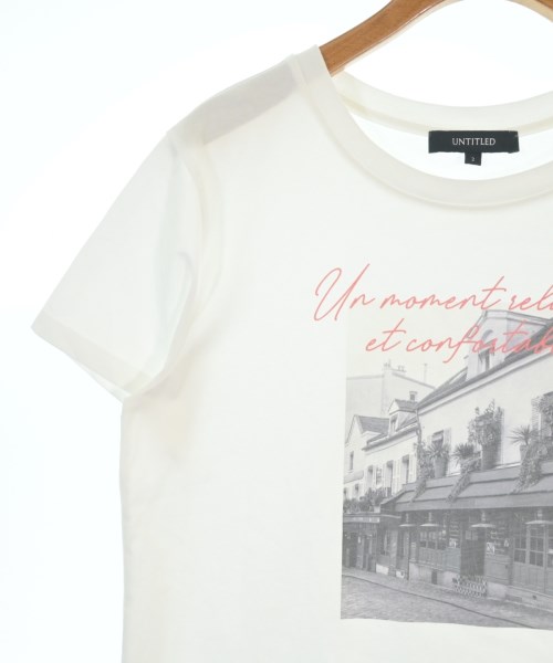 UNTITLED（アンタイトル）Tシャツ・カットソー 白 サイズ:2(M位) レディース/2200682918268