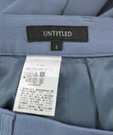 UNTITLED（アンタイトル）クロップドパンツ 青 サイズ:2(M位) レディース/2200686325017