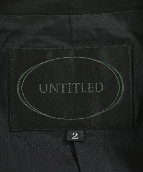 UNTITLED（アンタイトル）ジャケット 黒 サイズ:2(M位) レディース/2200680731029