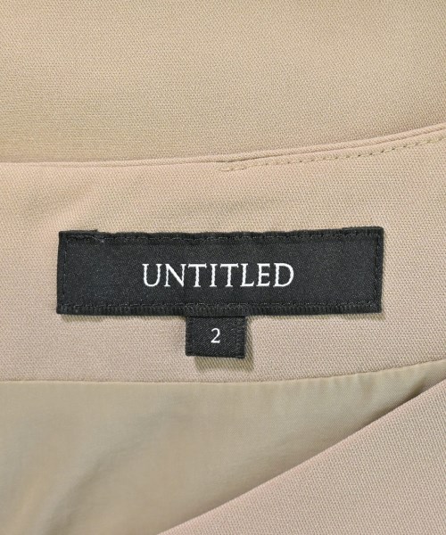 UNTITLED（アンタイトル）ワンピース ベージュ サイズ:2(M位) レディース/2200683300017