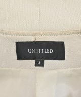 UNTITLED（アンタイトル）ノーカラージャケット ベージュ サイズ:2(M位) レディース/2200683300024