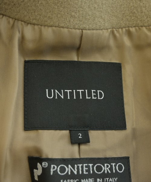 UNTITLED（アンタイトル）チェスターコート ベージュ サイズ:2(M位) レディース/2200683906011