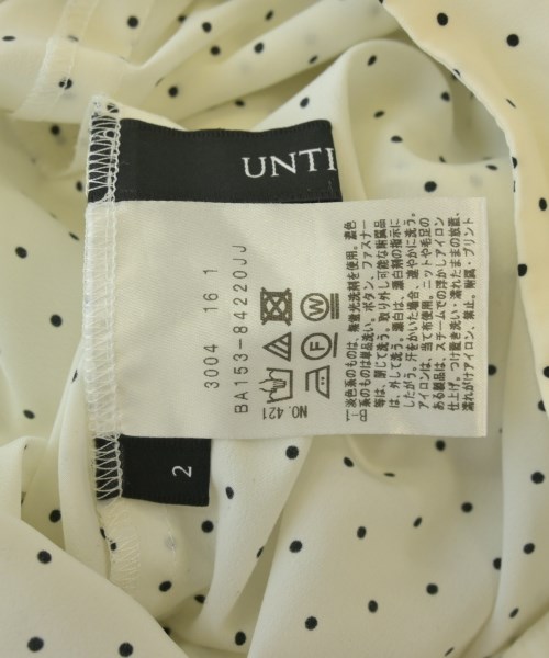 UNTITLED（アンタイトル）ブラウス 白 サイズ:2(M位) レディース/2200683906097