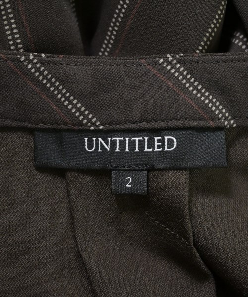 UNTITLED（アンタイトル）シャツワンピース 茶 サイズ:2(M位) レディース/2200687205103