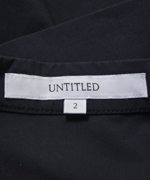 UNTITLED（アンタイトル）シャツワンピース 紺 サイズ:2(M位) レディース/2200687205110