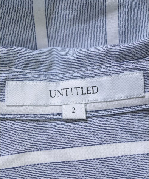 UNTITLED（アンタイトル）カジュアルシャツ 紺 サイズ:2(M位) レディース/2200687205172