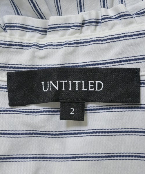 UNTITLED（アンタイトル）カジュアルシャツ 白 サイズ:2(M位) レディース/2200687205301