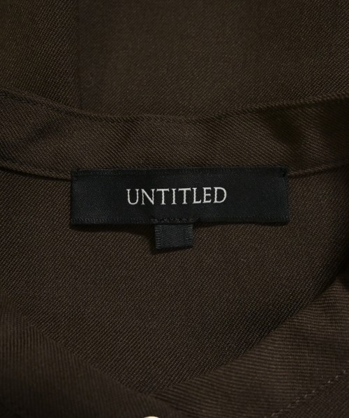 UNTITLED（アンタイトル）カジュアルシャツ 茶 サイズ:M レディース/2200684100296