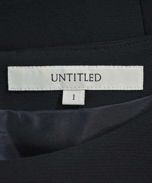 UNTITLED（アンタイトル）ワンピース 紺 サイズ:1(S位) レディース/2200686985198