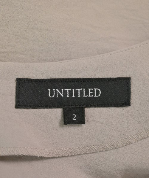 UNTITLED（アンタイトル）ブラウス ベージュ サイズ:2(M位) レディース/2200683675061