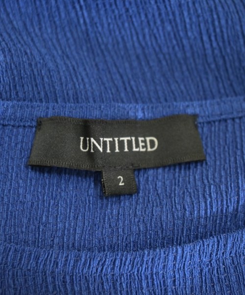 UNTITLED（アンタイトル）ブラウス 青 サイズ:2(M位) レディース/2200685466094