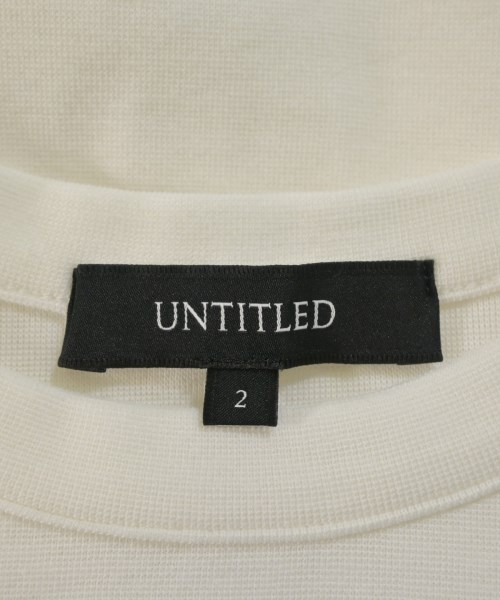 UNTITLED（アンタイトル）Tシャツ・カットソー 白 サイズ:2(M位) レディース/2200685829042