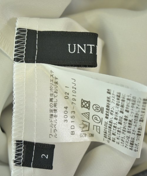 UNTITLED（アンタイトル）ロング・マキシ丈スカート 白 サイズ:2(M位) レディース/2200685900116