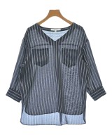UNTITLED（アンタイトル）ブラウス 紺 サイズ:2(M位) レディース/2200690275025