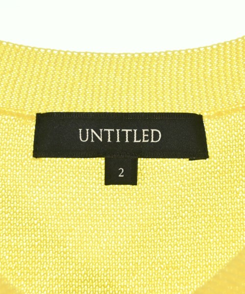 UNTITLED（アンタイトル）ニット・セーター 黄 サイズ:2(M位) レディース/2200686320067