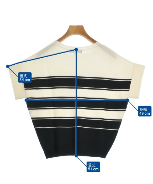 UNTITLED（アンタイトル）ニット・セーター 白 サイズ:0(XS位) レディース/2200680403094