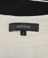 UNTITLED（アンタイトル）ニット・セーター 白 サイズ:0(XS位) レディース/2200680403094