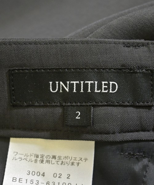 UNTITLED（アンタイトル）スラックス グレー サイズ:2(M位) レディース/2200688116019
