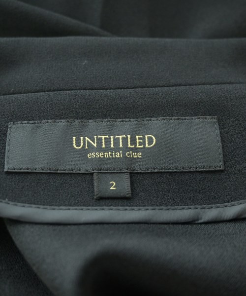 UNTITLED（アンタイトル）ワンピース 黒 サイズ:2(M位) レディース/2200688928025