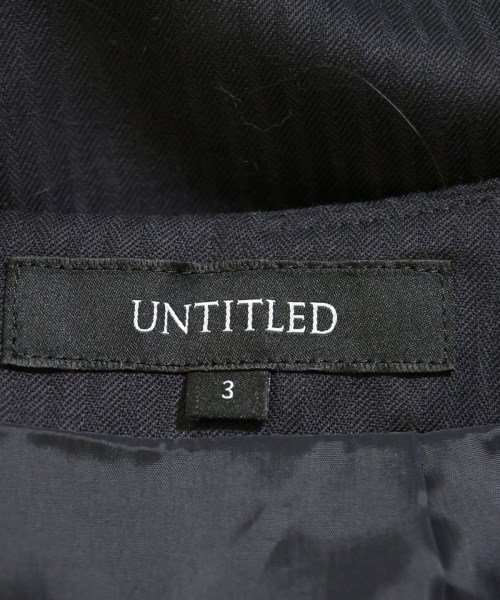 UNTITLED（アンタイトル）ひざ丈スカート 黒 サイズ:3(L位) レディース/2200685790052