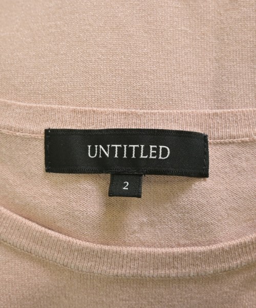 UNTITLED（アンタイトル）ニット・セーター ピンク サイズ:2(M位) レディース/2200684012018
