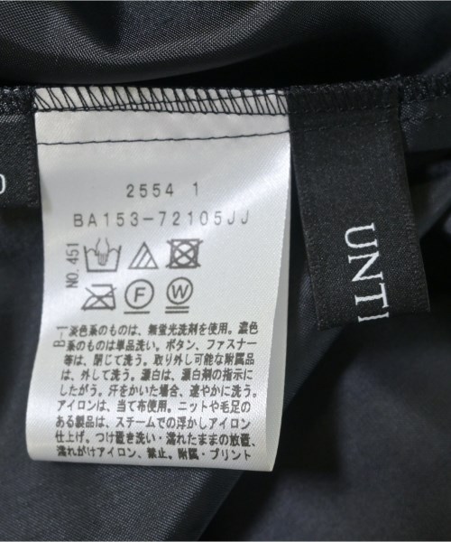 UNTITLED（アンタイトル）ひざ丈スカート 黒 サイズ:0(XS位) レディース/2200686070177
