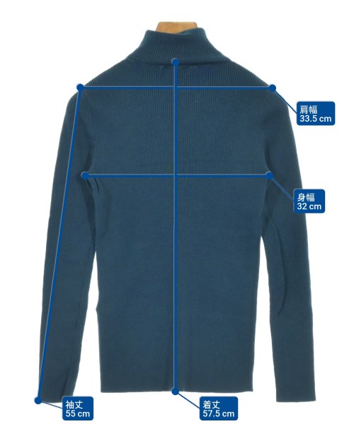 I C B（アイシービー）ニット・セーター 青 サイズ:S レディース/2200633299354