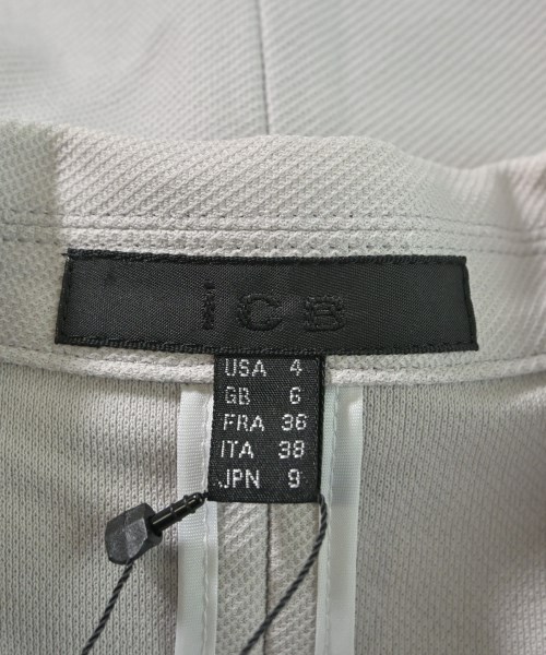 I C B（アイシービー）テーラードジャケット グレー サイズ:38(M位) レディース/2200636416055