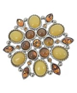 I C B（アイシービー）ブローチ・コサージュ オレンジ サイズ:- レディース/2200639918112