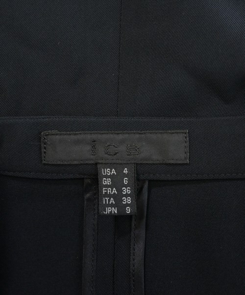 I C B（アイシービー）カジュアルジャケット 黒 サイズ:9(M位) レディース/2200629725096