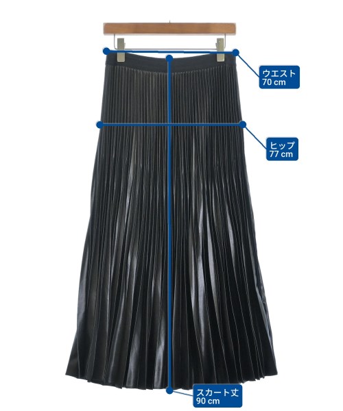 I C B（アイシービー）ロング・マキシ丈スカート 黒 サイズ:4(XL位) レディース/2200633277130