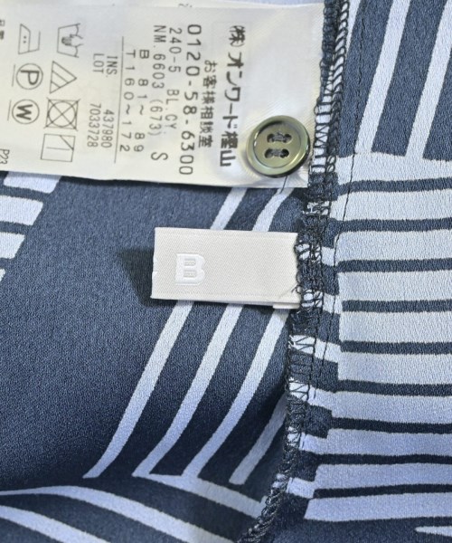 I C B（アイシービー）ブラウス 紺 サイズ:S レディース/2200620934022