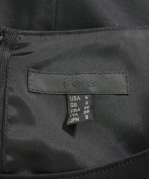 I C B（アイシービー）ワンピース 黒 サイズ:36(S位) レディース/2200628655011