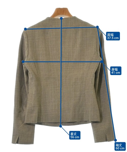 I C B（アイシービー）カジュアルジャケット 茶 サイズ:36(S位) レディース/2200629638013