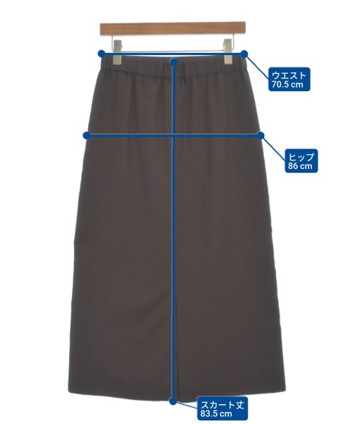 I C B（アイシービー）ロング・マキシ丈スカート 茶 サイズ:4(XL位) レディース/2200619536114