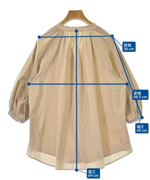 ICB ブラウス　未使用タグ付き　4サイズ I C B（アイシービー）ブラウス ベージュ サイズ:4(XL位) レディース