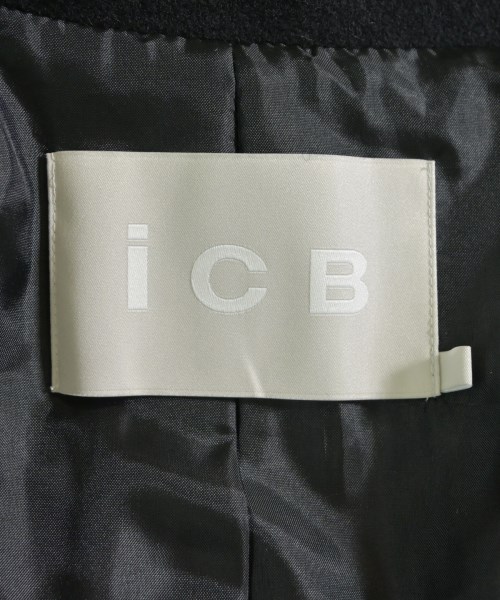 I C B（アイシービー）チェスターコート 黒 サイズ:6(S位) レディース/2200617552017
