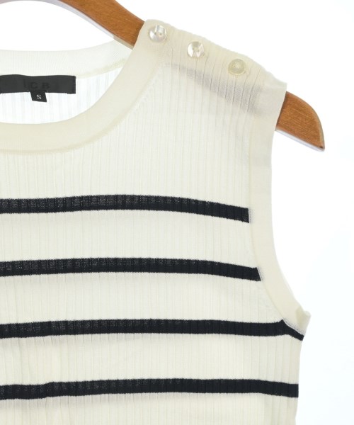 I C B（アイシービー）ニット・セーター 白 サイズ:S レディース/2200587427056